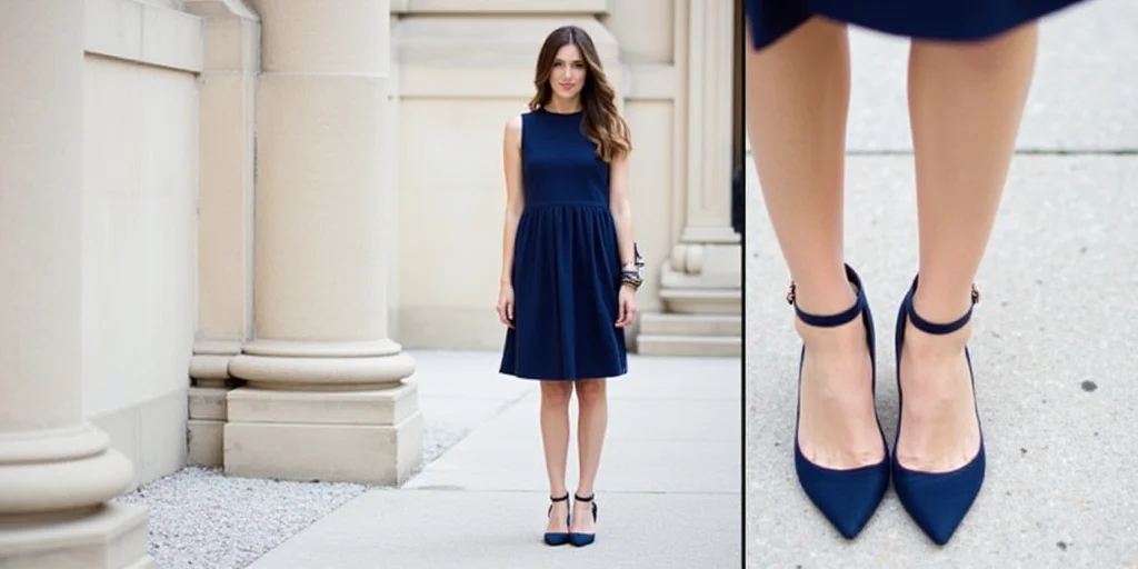 princess polly baby blue dress What Color Shoes to Wear With a Navy Dress?