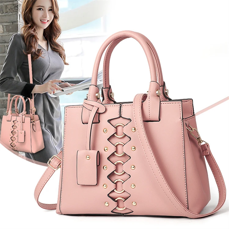 

2022 new fashion leather college girls fashion handbags lady shoulder bags