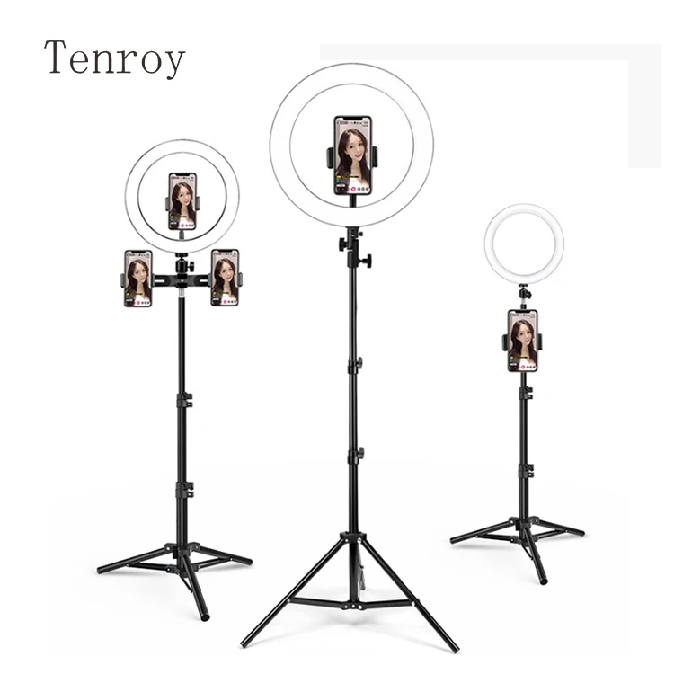 

C5 anchor mobile phone bracket supplementary light LED RingLight tripod live selfie RingLight