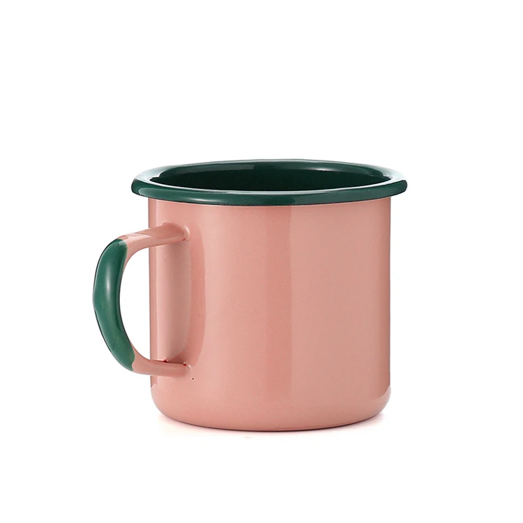 Stainless Steel Sublimation Custom Photo Enamel Metal Mug Sublimation