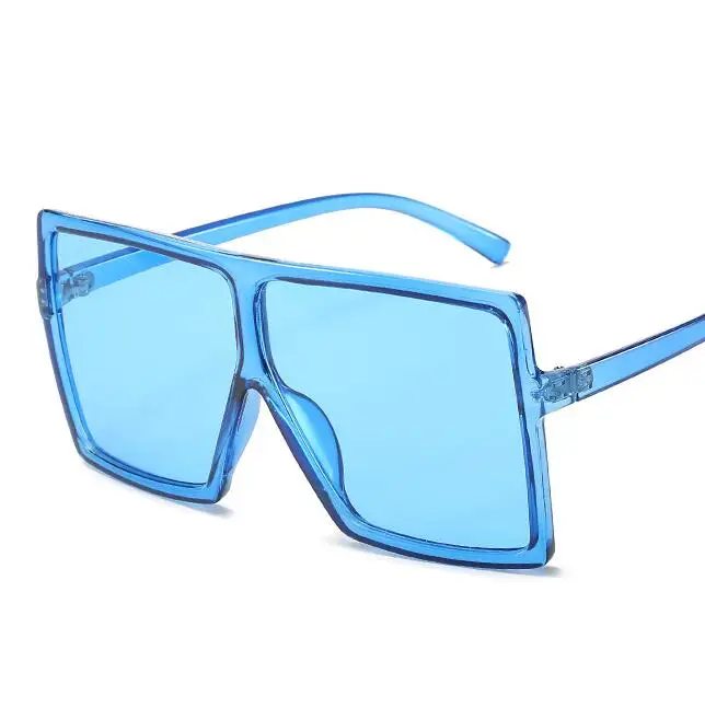 

CE Big Frame Square Custom Logo Designed One Piece 2020 Oversized Sunglasses Women