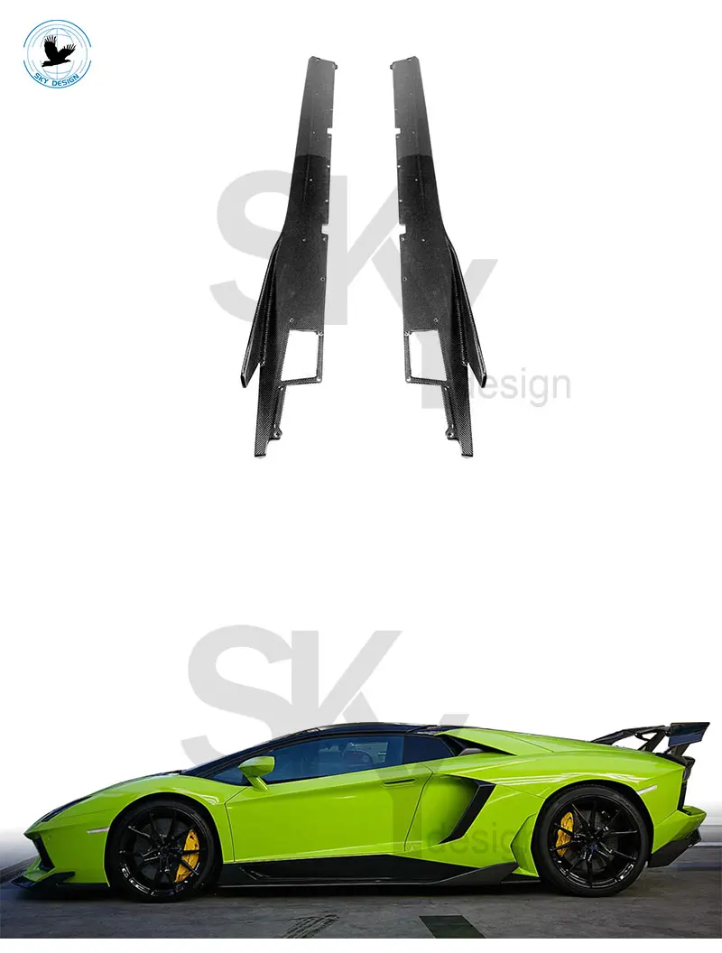 Car Parts Carbon Fiber Side Skirts For Lamborghini Aventador Lp700 Lp720  Upgrade Carbon Fibre Body Kit - Buy Carbon Fiber Side Skirts For Lamborghini  Aventador,Side Skirts For Aventador,Side Skirts For Lamborghini Aventador