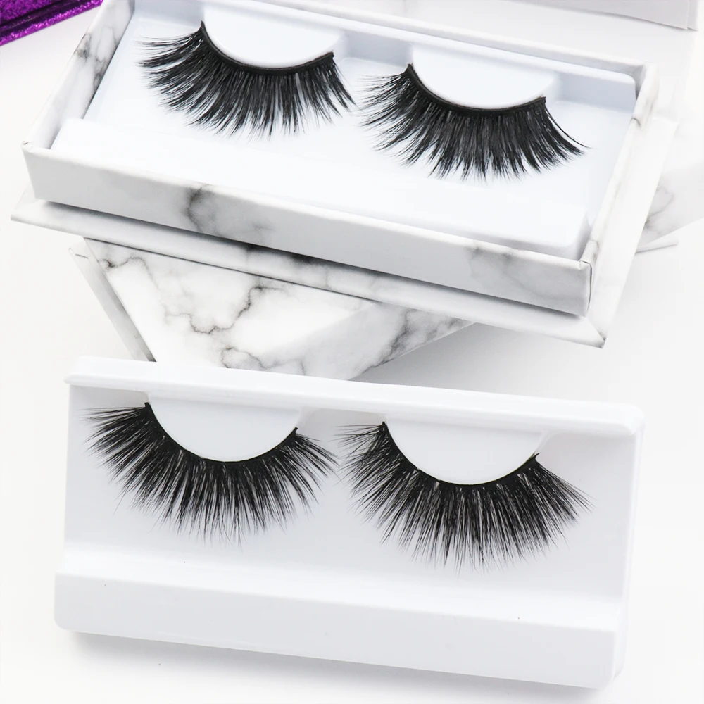 

Hot sale wholesale custom packages box full strip lashes vendor real 3d faux mink eyelashes
