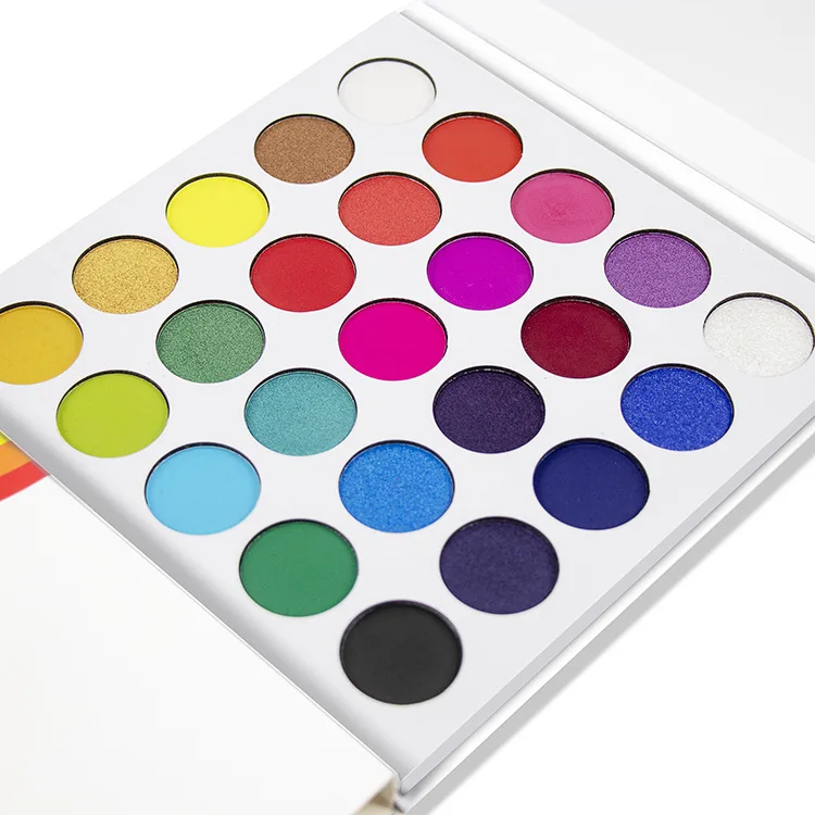 

25 colors empty neon eyeshadow palettes make your own eyeshadow palette eyeshadow kit, 25color