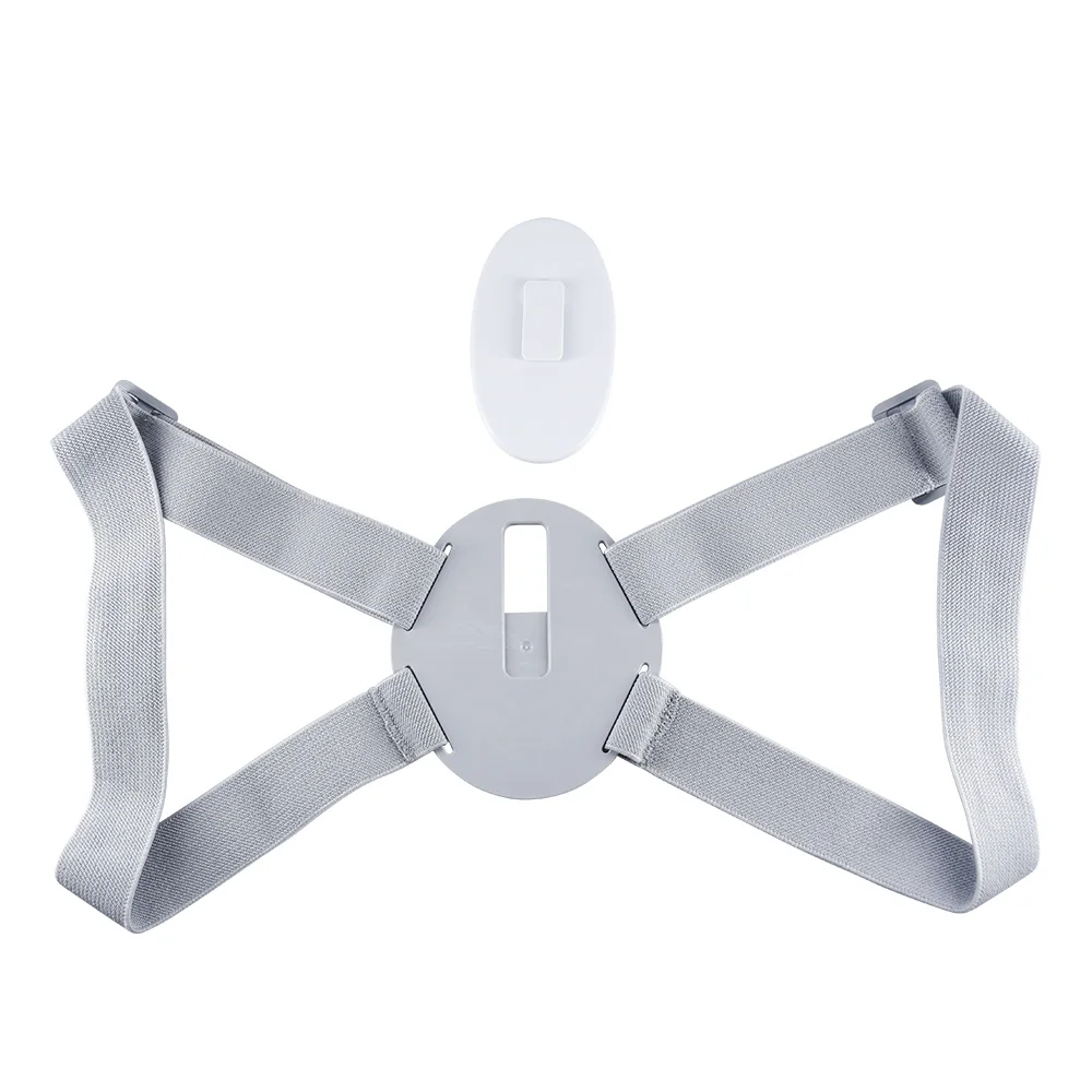 

Amazon Hot Sale Posture Corrector Back Support Shoulder Belt Rectify Smart Sensor Posture Corrector Belt, Grey or customized color