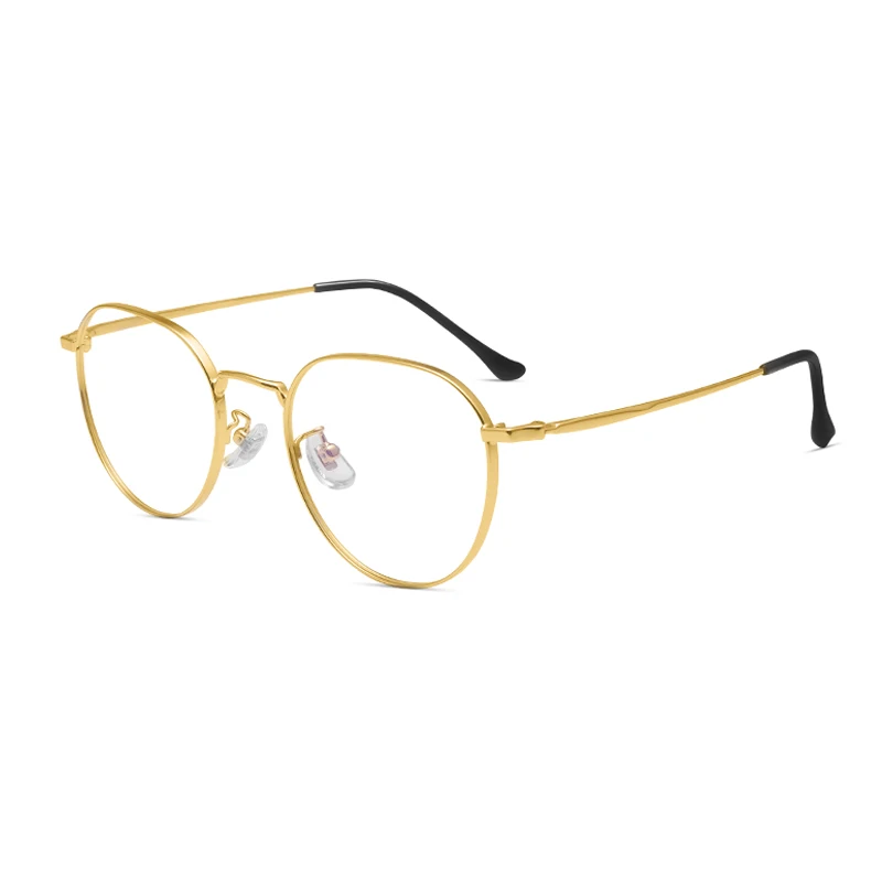 

High Quality Titanium Metal Eyeglasses Optical Frame for Unisex With Custom Logo And Design Blue Light Blocking Glasses