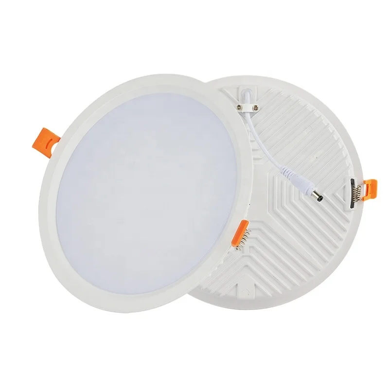 Round square shape cold warm white 3000k 4000k 6000k 6W embedded LED retrofit downlight