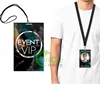 Plastic Glossy Events Badge Template for Sports Athlete Access
