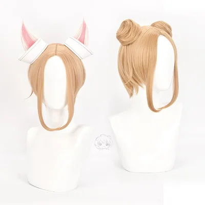 

Funtoninght Arena Of Valor: 5v5 Arena Game Hair Accessories High Temperature fiber Gongsun Li Cosplay Wigs for Cosplay Lovers, Pic showed