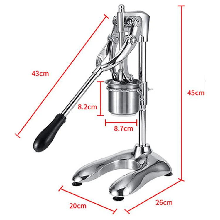 Manual Long French Fries Maker Machine Stainless Steel 30cm Potato Strips Machine  Fried Chips Squeezer Extruder