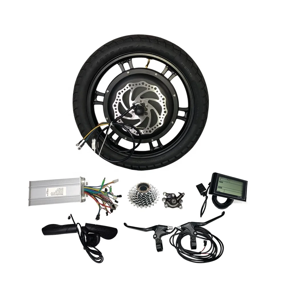 

16 Inch 48 Volt Electric Motorcycle Wheel E-Scooter Hub Motor Kit