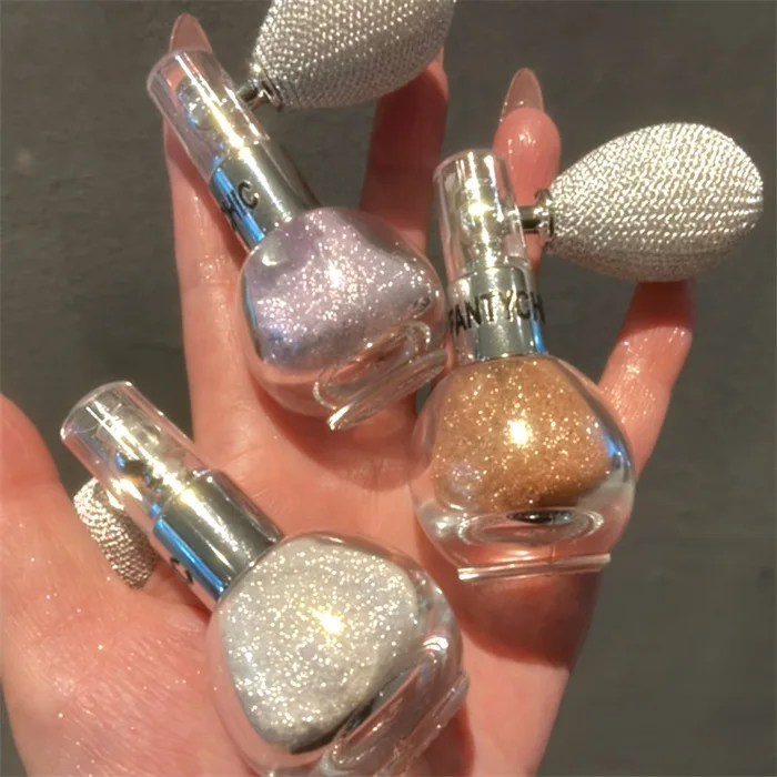 

bling vegan highlighter wholesale makeup glitter 3d funny high quality face body vegan highlighter spray