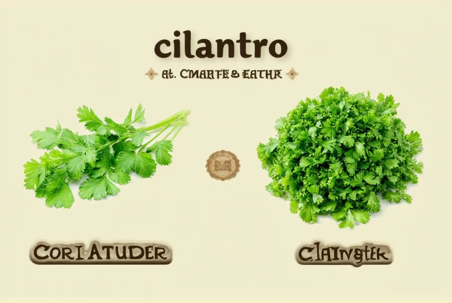 International recipe terminology guide for cilantro and coriander