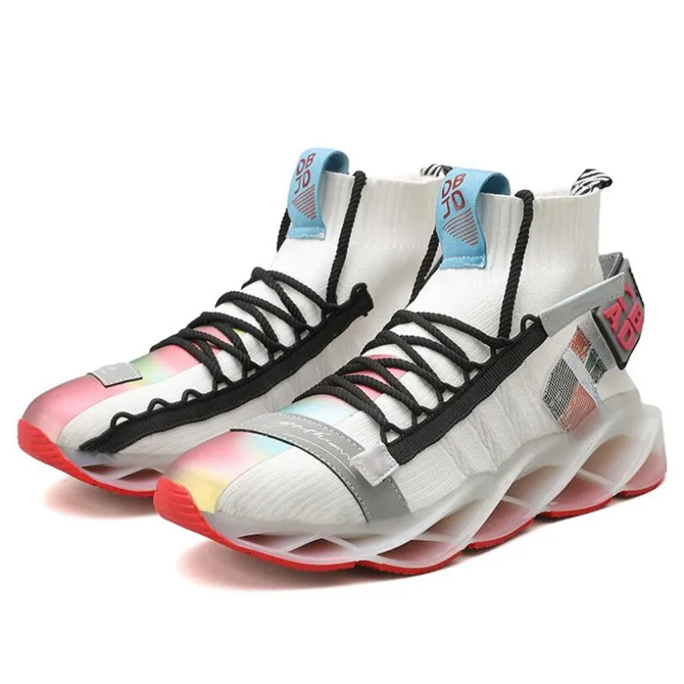 

2021 latest design brand logo customized breathable trend shoes, White, black, white 2, black 2