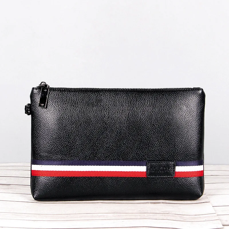

Factory OEM 2020 Wallet Men Genuine Leather Small Zipper Short Men Wallets Credit Card Holders Coin Pocket Purse, Black