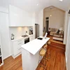 Modern design red lacquer kitchen cabinet Italian furniture