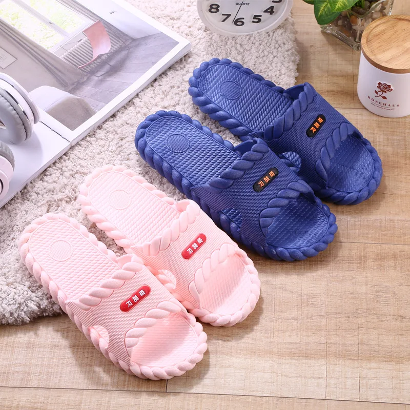 

New Fashion Sandals Non-slip Indoor Women bathroom quick drying Slides Summer Lady anti ordo Beach anti slip Slippers, Red/blue/green/pink