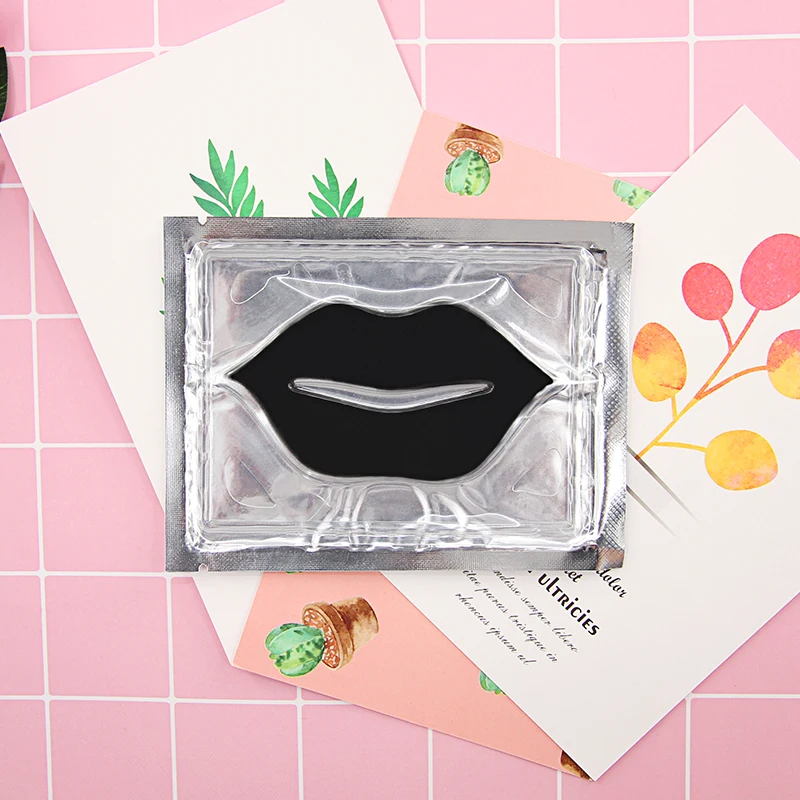 

Customized collagen lip mask transparent moisturizing lip mask high-quality bubble private brand lip mask processing, Customized color