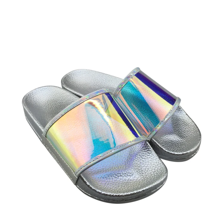 

New Style Jieyang PVC Shoes Fashion Transparent Lady Slide Sandal Women Slippers, As pictures or customed