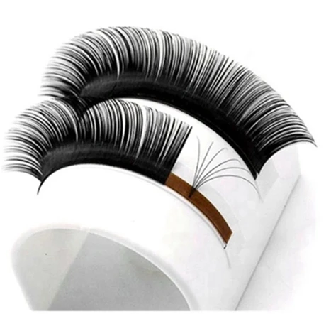 

High quality PBT cashmere easy fan lash extension Private Label Synthetic Fast Blooming Easy Fanning C D DD Curl Volume Eyelash, Natural black