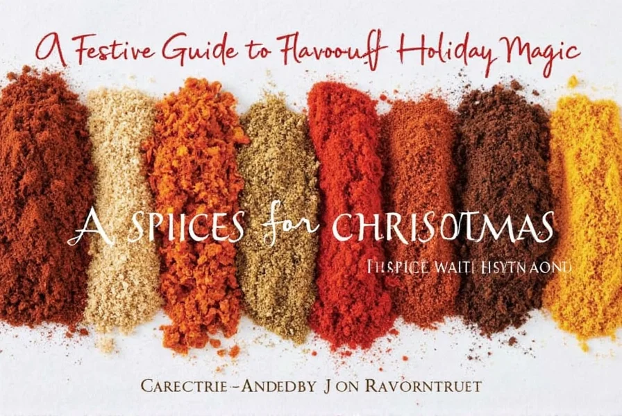 Bottles of Christmas spices