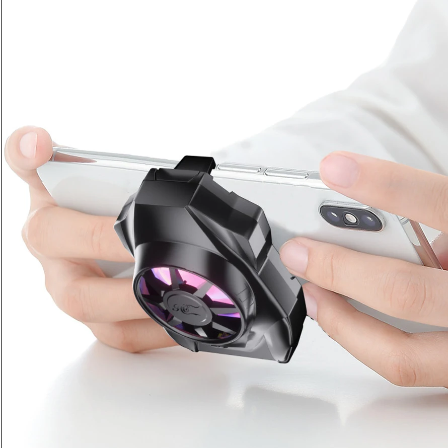 

New design AS03 Pubg mobile game trigger controller pubg joystick Fan with battery for phone game