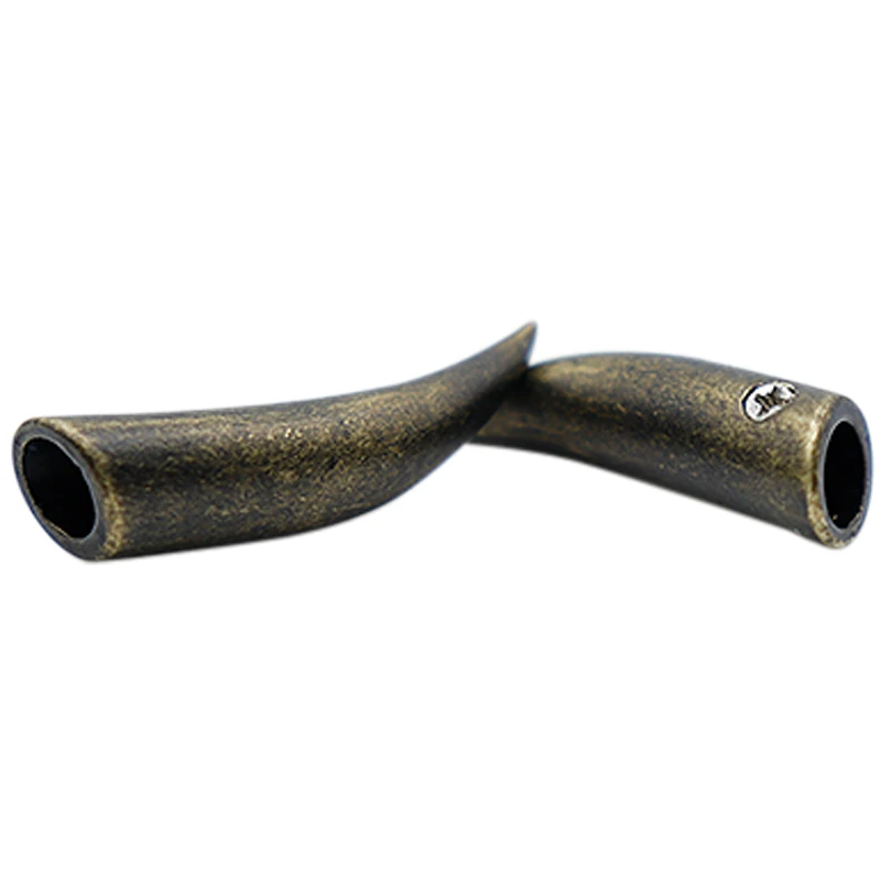 

Excellent quality Round Metal drawstring cord custom logo Horn head Bronze Metal aglet