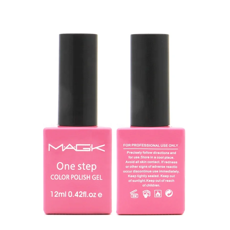 

Ready to Ship MAGK gel polish ONE STEP No.046 Manufacturer salon colors nail gel soak off OEM Uv gel nail polish ., 96 colors