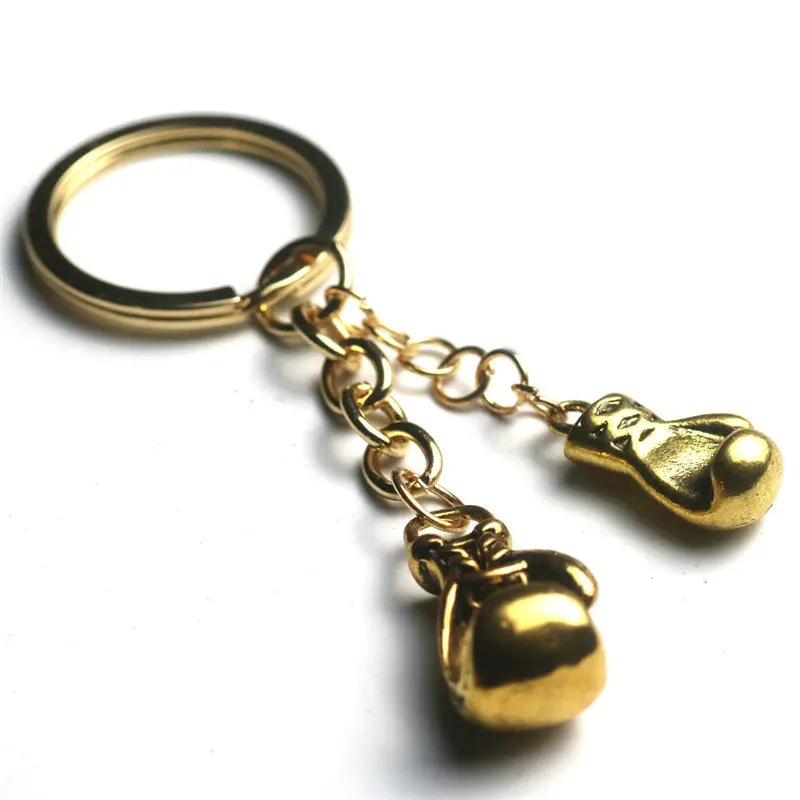 Boxing Glove Metal Keyring Small 3D Key Ring Souvenir Gift 