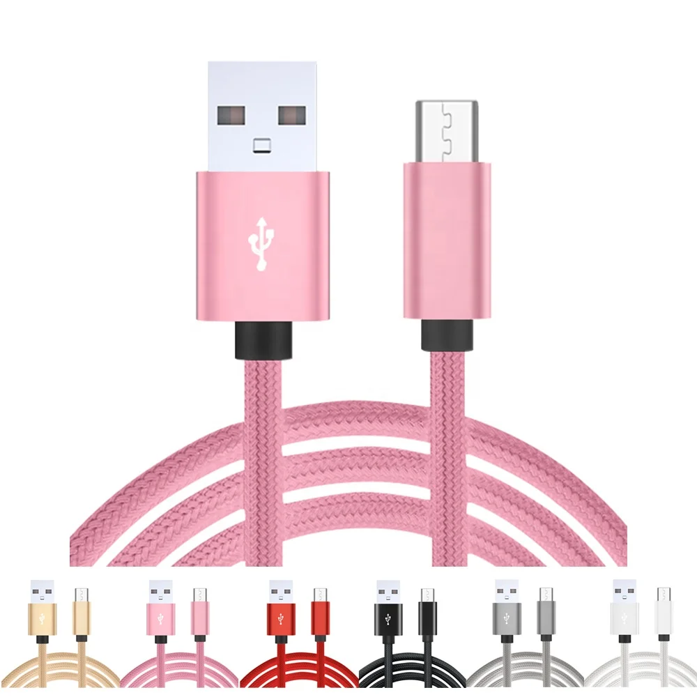 

WIK-YS 3Fts Macaron Nylon Braided Colored Phone Charger Cord USB Cable for IOS, Black/gold/gray/red/rose-gold/silver