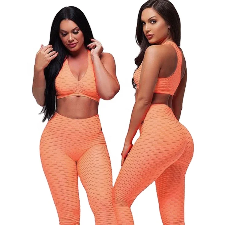

Fashion Jacquard Sports Suit Sports Outfit Fitness Plus Size Women Yoga Sets Gym Clothes For Women