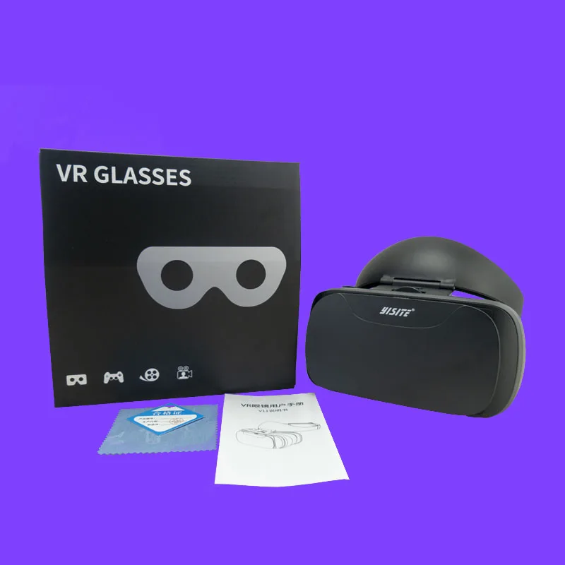 

Hot Sell 3d Video Glasses Box Glasses Virtual Reality Vr Cardboard Box 38mm(diameter) Blue Biconvex Mirror Polarized Idler Wheel