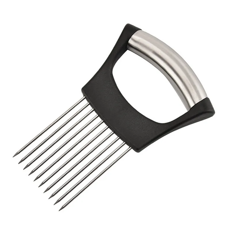 

Stainless Steel Plug Needle Floss Needle Fruit Cutter Chopper and Vegetable Onion Slice Holder