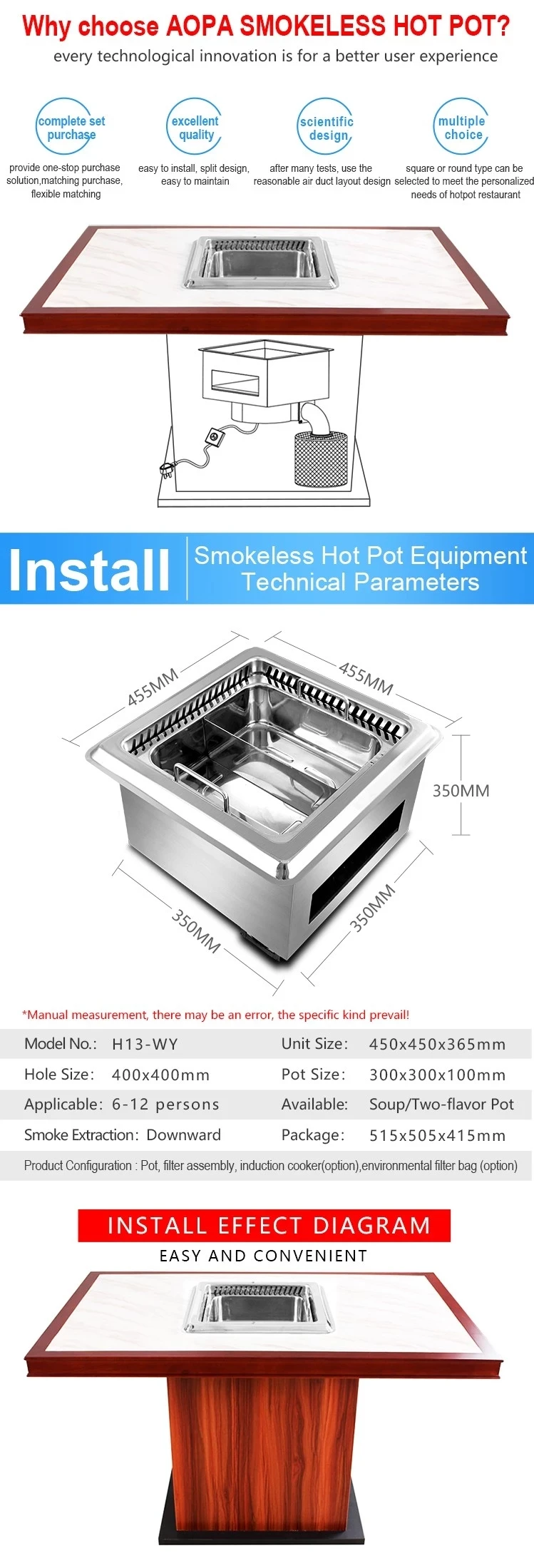 AOPA Hot Pot Induction Cookter with Remote Control