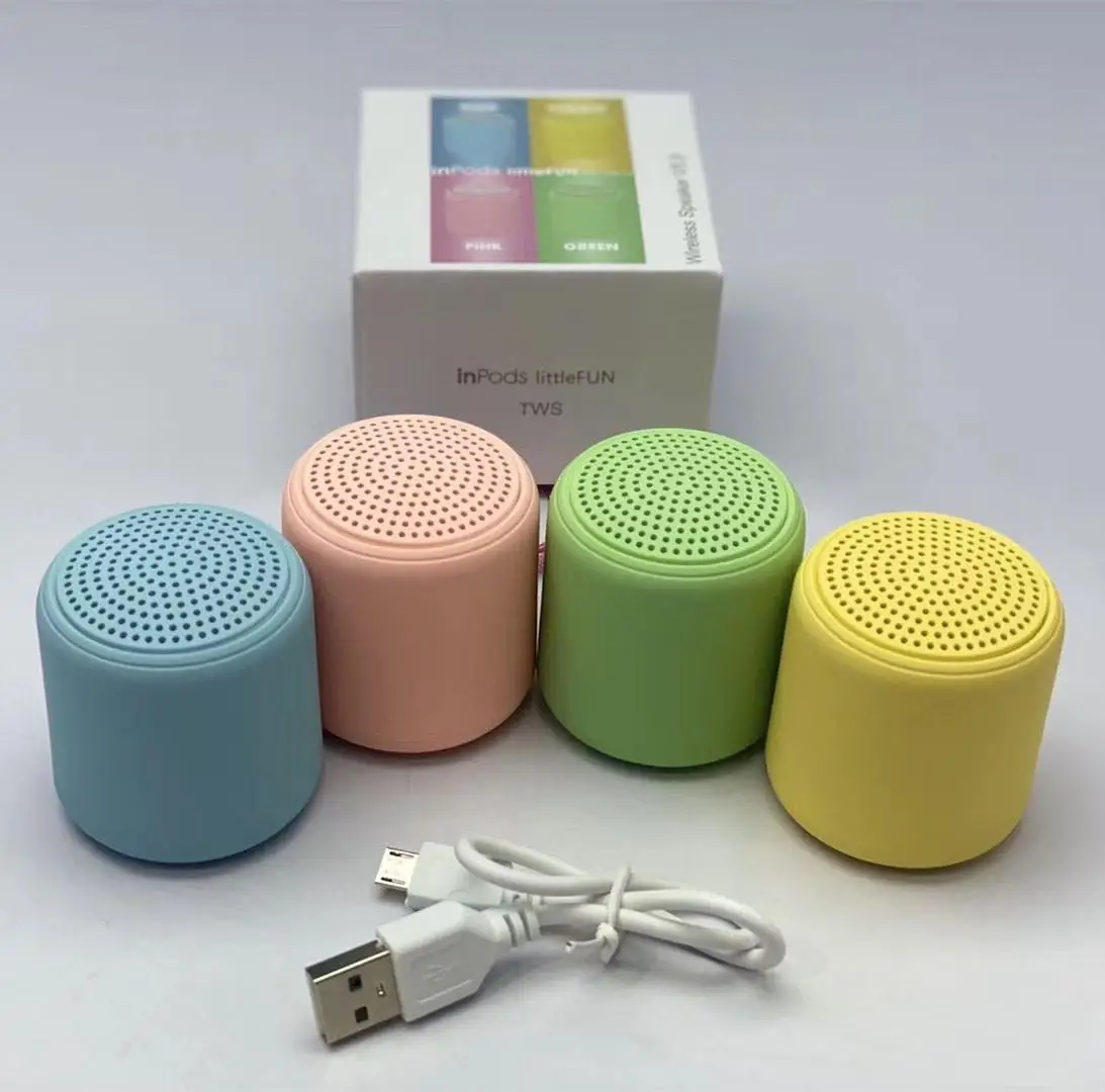 

16 Colors Inpods Little Fun Macaron TWS Mini Design Matte Portable Wireless BT Speaker