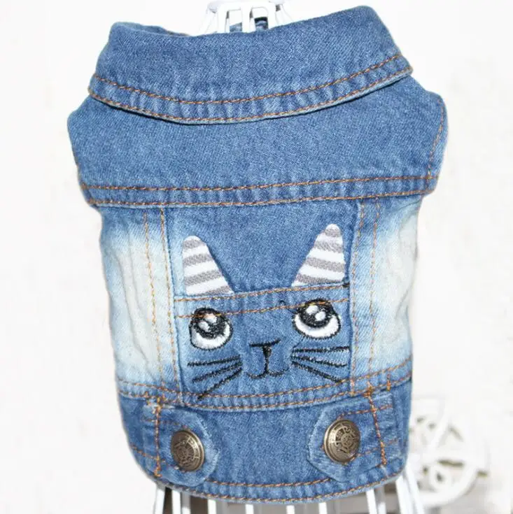 

Dog clothes spring fashion dog vest denim vest Fashion casual versatile dog clothes