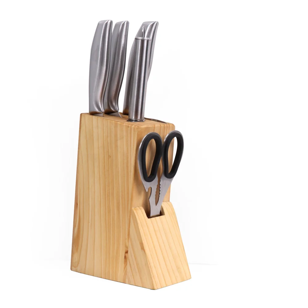 HYVLA Knife block, bamboo - IKEA