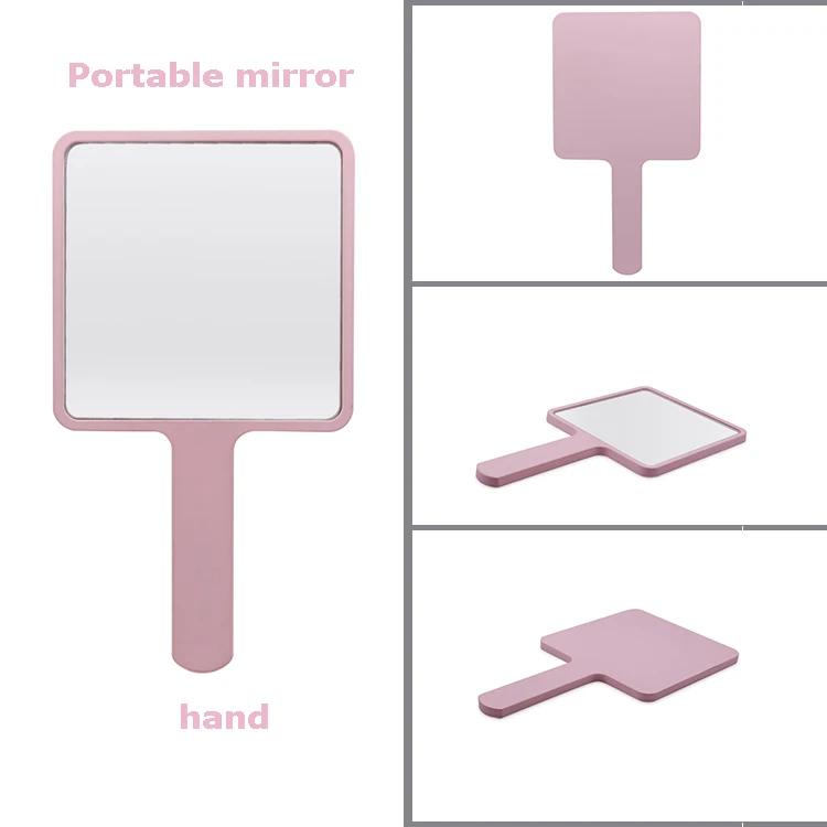 

Professional hand cosmetic mirror with handle