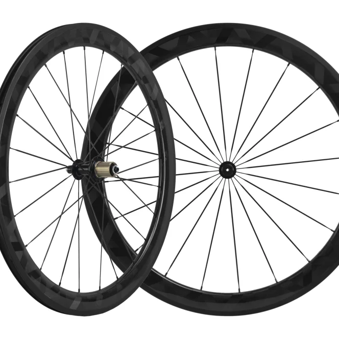 

TB2357 Windx PE DISC Carbon Spoke Ultralight Dealer Carbon Cycling Wheelset 50mm Bicycle Wheels, Black