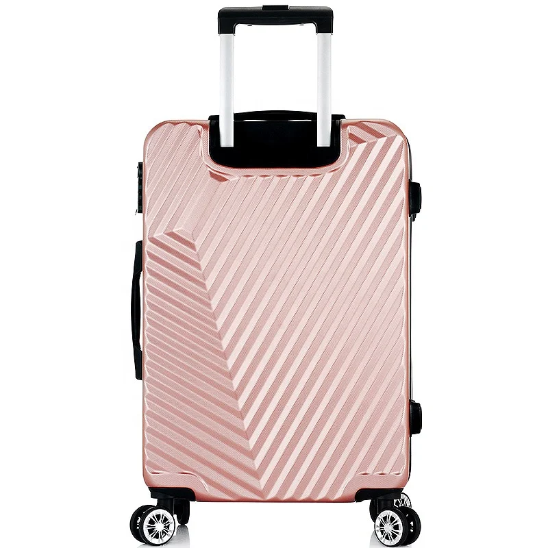 

Logo printing abs spinner luggage travelling trolley suitcase for sale, Silver, black,blue,pink,customized