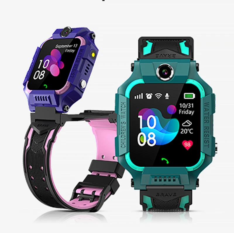 

2021 Smartwatch Call Sim Watch Mobile Phone with Flip Camera LBS Security Firewall Wifi SOS cartoon children watches
