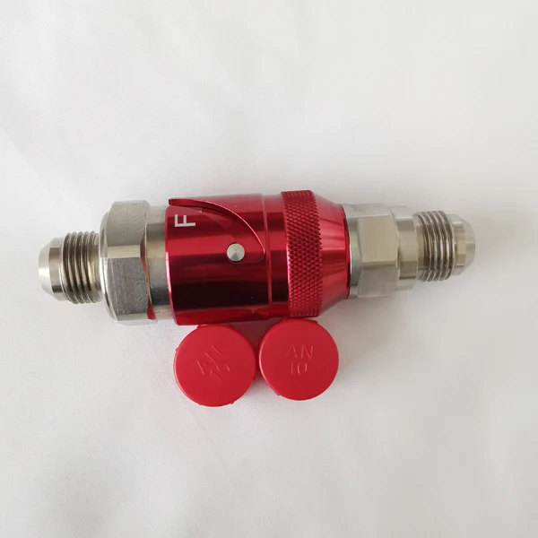 High Performance Titanium Quick Release Dry Brake Coupling Disconnect Plumbing Hose Adapter