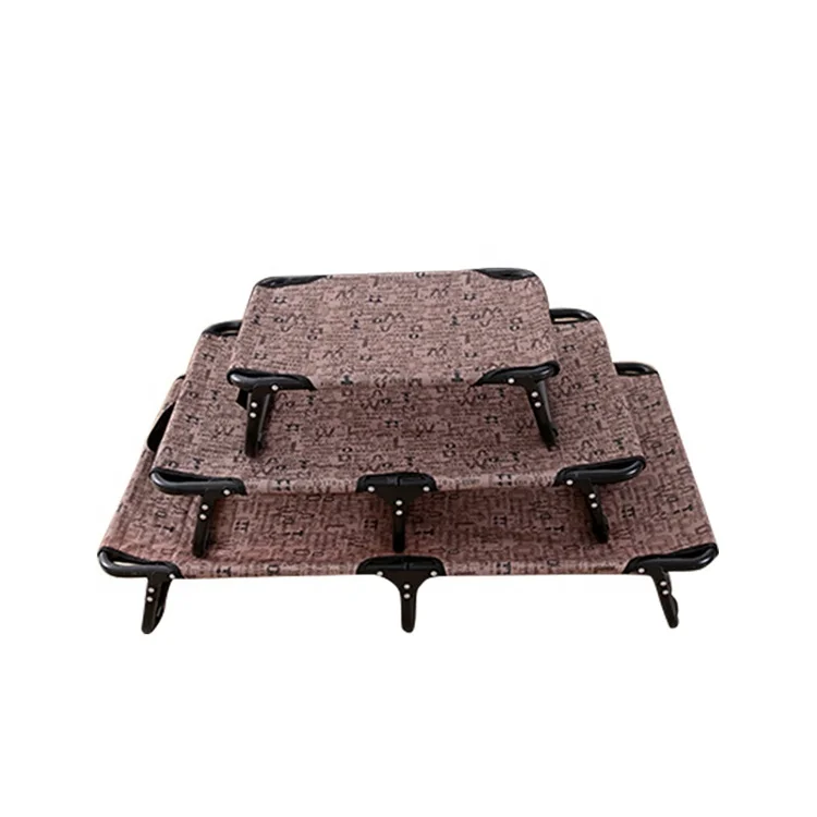 

Cool Breathable Pet Supplies Kennel Cat Camping Bed Moisture-proof Folding Outdoor Pet Camping Bed