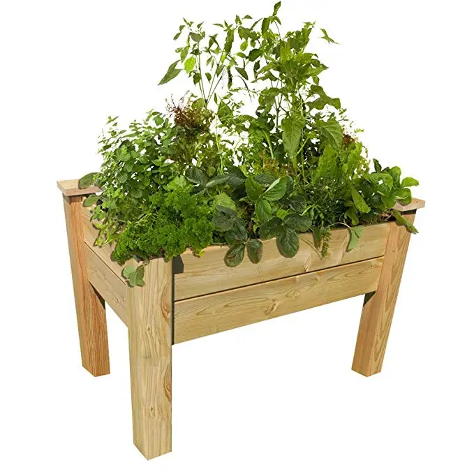 

Wooden flower ,grass, green, potted plant pot, jardiniere with 92*40*15CM, Wooden color