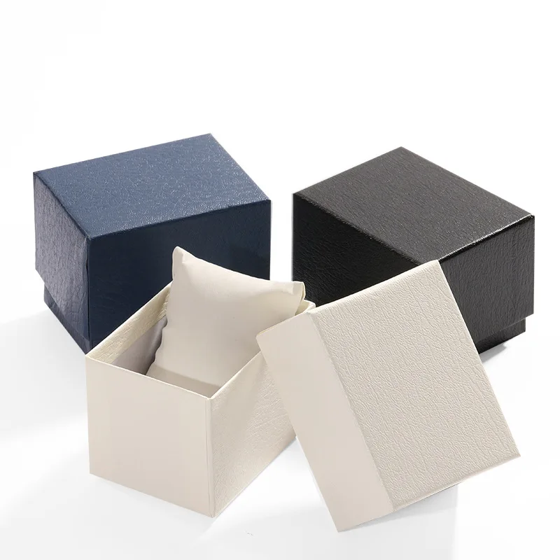 

Classic elegant custom logo printed jewelry watch box magnetic box packaging, 4 colors or more