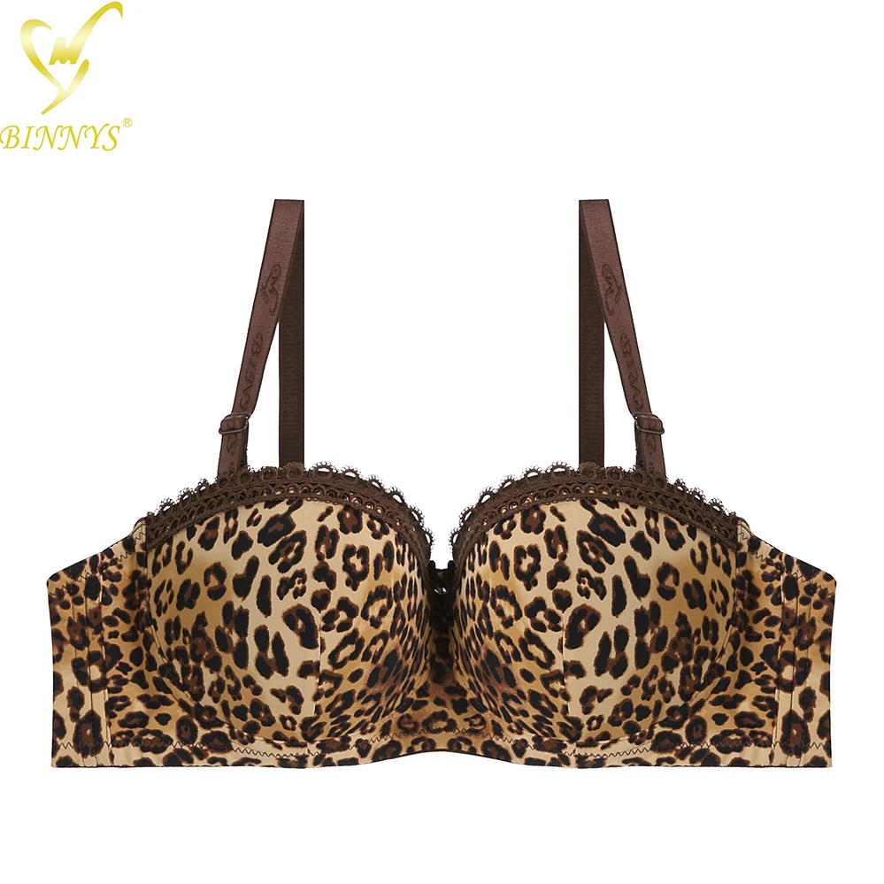 

BINNYS 2021 leopard flower print bralette plus size lingerie bra