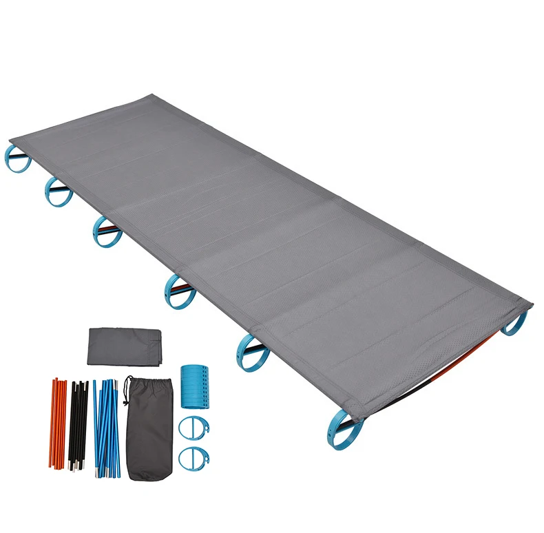 

Folding Camping Cot Outdoor Portable Aluminium Alloy Cot Ultralite Camping Tent Bed, Multi-colors