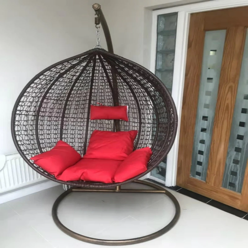 
Junlin high quality Patio Outdoor Swing egg Wicker Hanging Chair  (62317118534)