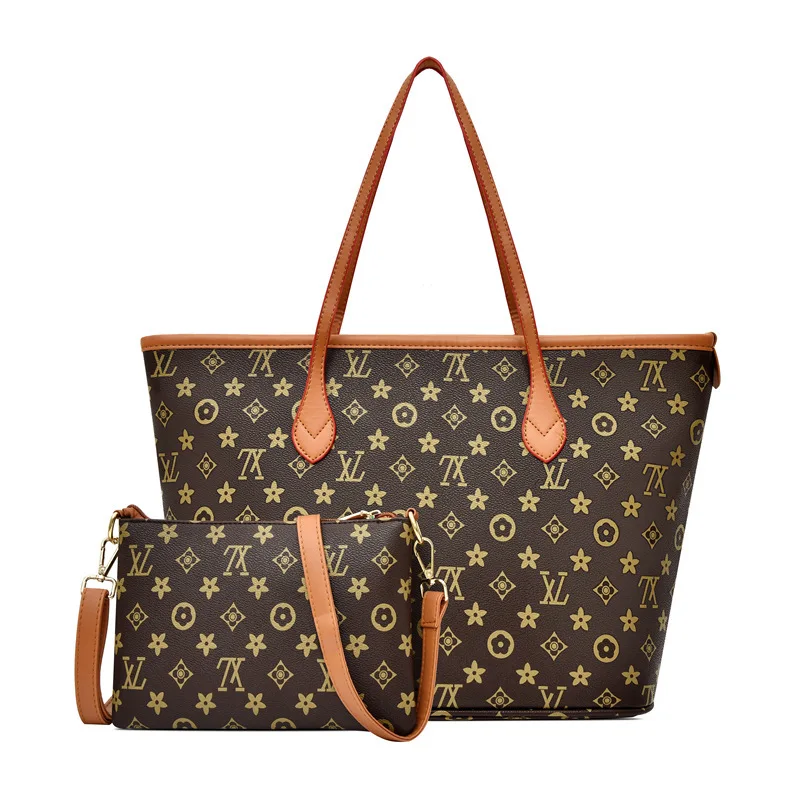 

Women's 2020 new wave Korean Handbag Shoulder Bag women's bag, Orange coffee