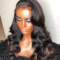 

Wholesale 100% Pre Plucked Vigrin Brazilian Human Hair Lace Front Wigs Cuticle Aligned Lace Frontal Wigs For Black Women